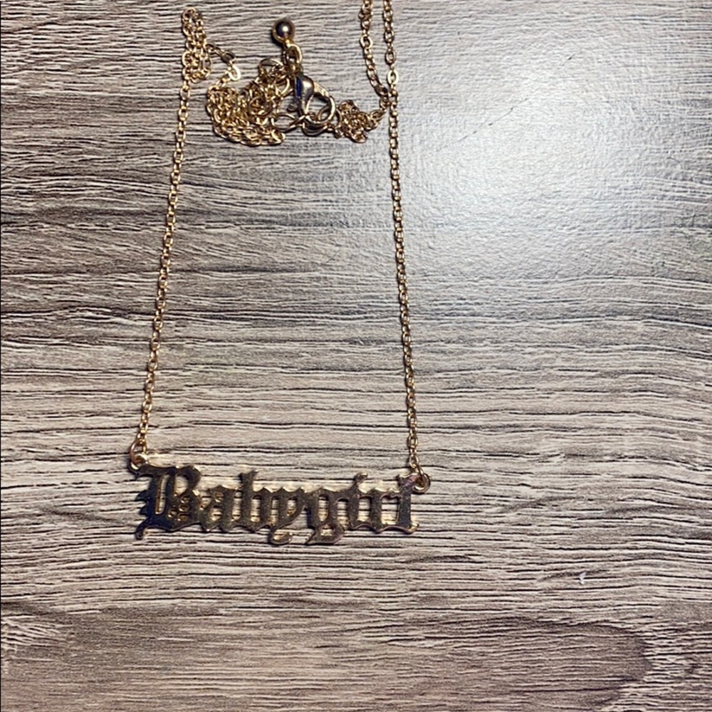 Babygirl necklace